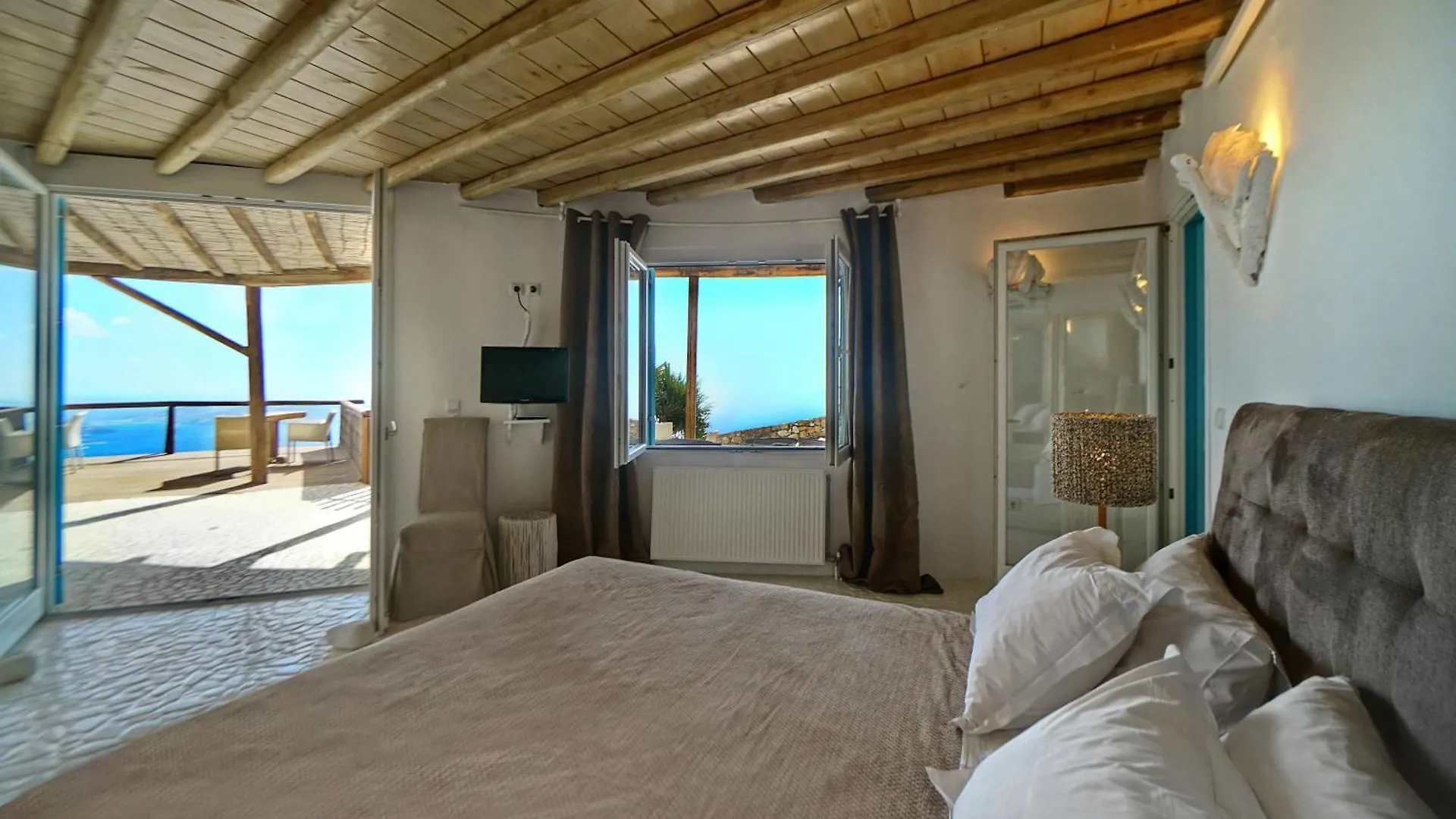M11 - Seaview Villa - Luxury Villa With Pools & Views Panormos  0*, Panormos (Mykonos) Řecko