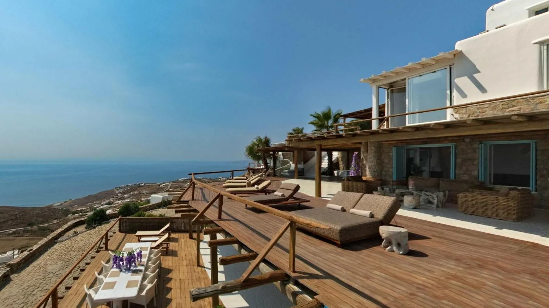 M11 - Seaview Villa - Luxury Villa With Pools & Views Panormos  0*, Panormos (Mykonos) Řecko